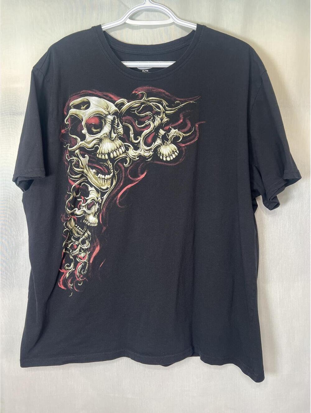 Action Apparel Skull T-Shirt Men's XL